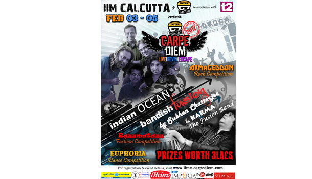 Carpe Diem 2012 - IIM Calcutta's Cultural Extravaganza! (Feb 3rd to Feb 5th)