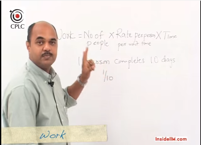 Time and Work - InsideIIM Virtual Class with CPLC's Parag Chitale