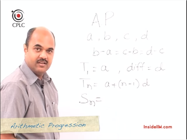 Sequences & Series - InsideIIM Virtual Class with CPLC's Parag Chitale