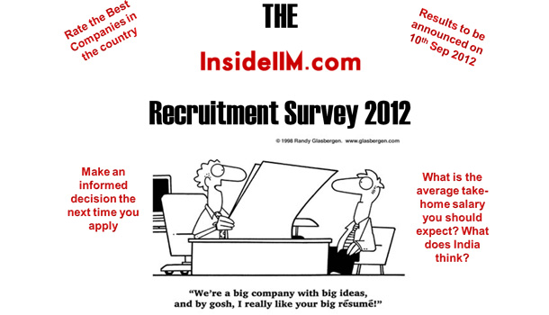 InsideIIM Recruitment Survey 2012