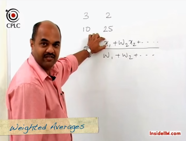 Mixtures and Alligations - InsideIIM Virtual Class with CPLC's Parag Chitale