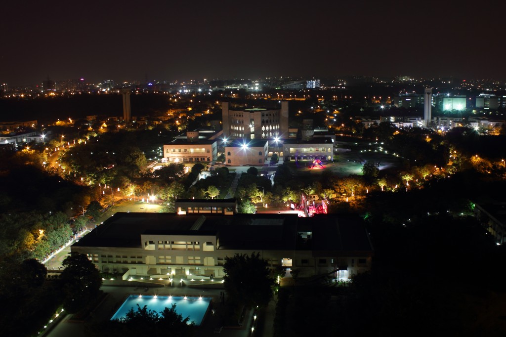 ISB- Hyderabad campus @ night_InsideIIM