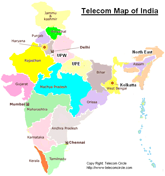 Telecom-Map-of-India