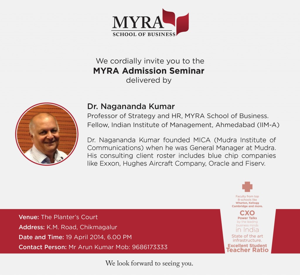 MYRA-AdmissionSeminar-Chikmagalur_invite