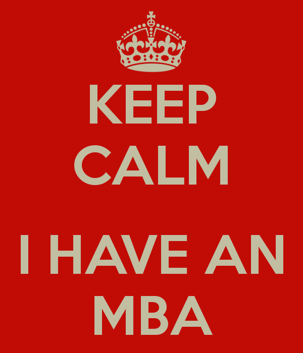 You know you are an MBA when