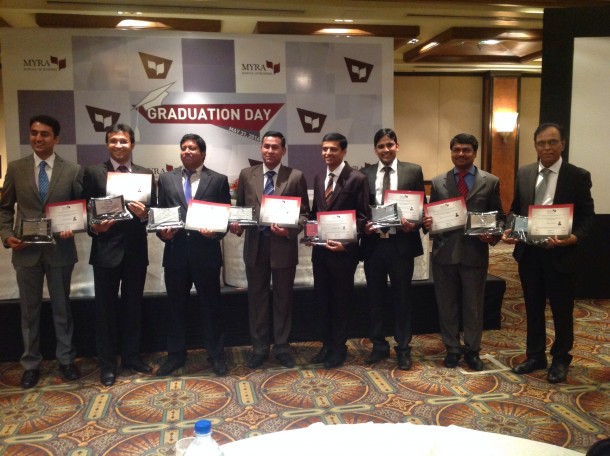 Graduation Ceremony – MYRA’s founding PGPX class of 2014