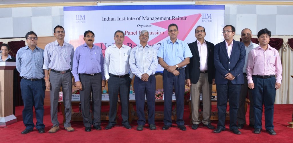 Union Budget discussed at IIM Raipur