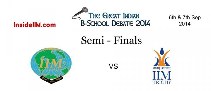 The Tablet has no Future - Debate - Semifinal One - IIM Trichy vs IIM Lucknow