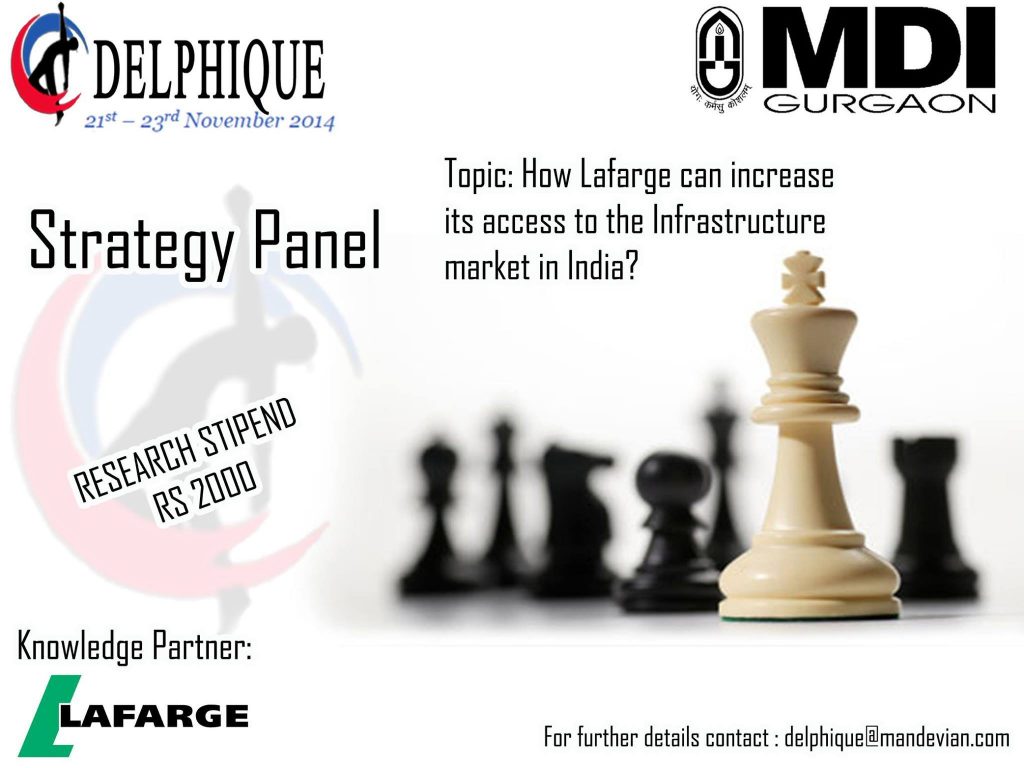 Delphique 2014 presents Strategy Panel in association with Lafarge
