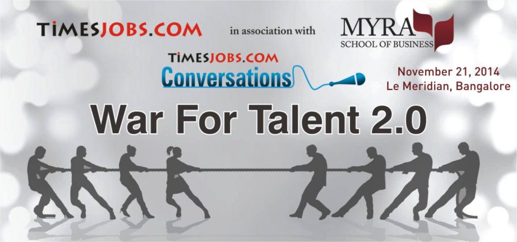 MYRA associates with Times group for HR Conclave -- War for Talent 2.0 | Nov. 21, 2014 @ Le Meridian, Bangalore
