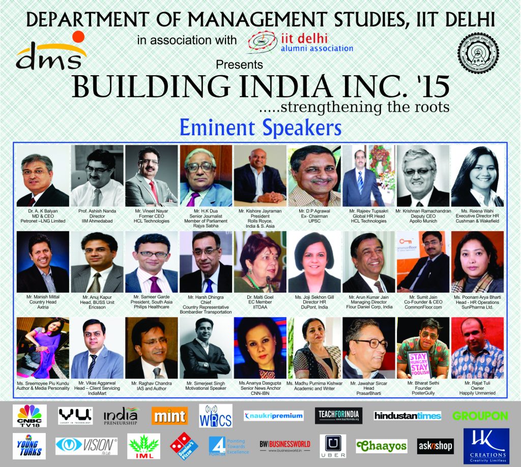 Building India Inc. '15| DMS, IIT Delhi