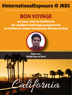 JKBS Student to Travel to California University - Thanks to Govind Hari Singhania Global Leadership Award