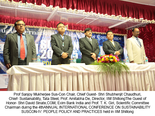 IIM Shillong successfully concluded International Sustainability Conference SUSCON’15