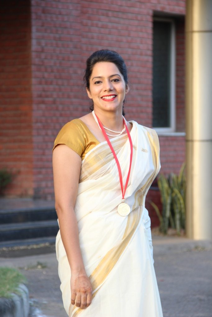 Priyanka, JKBS alum, counts winning the Gold Medal as her big achievement
