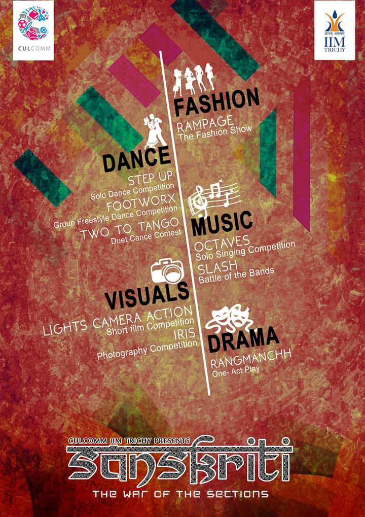 Sanksriti 4.0 at IIM Trichy - Battle of The Sections