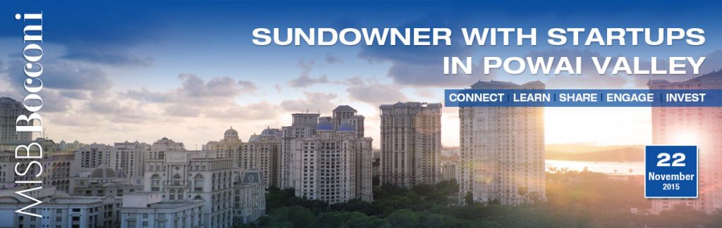 Sundowner With Start-Ups Presented By MISB Bocconi