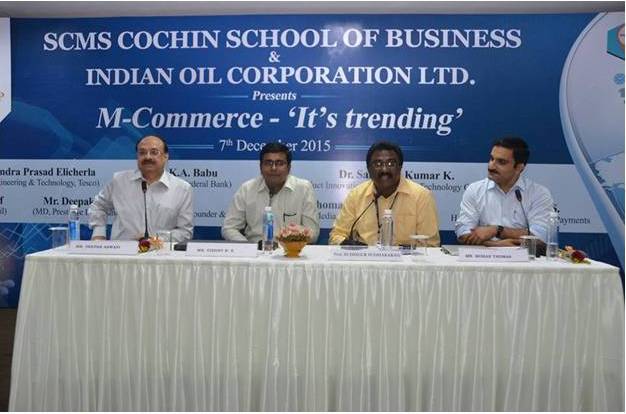Seminar on M-Commerce held at SCMS Cochin School of Business