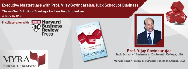 A Fully Paid Seat For An Executive Master Class with VG - Tuck School of Business & Marvin Bower Fellow at HBS
