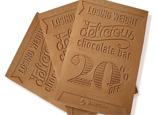 Sure Slim Used Chocolate Flyers To Promote Weight Loss - Strategy With RS