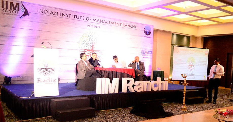 IIM Ranchi Hosts RADIX 2016 - Business Conclave - Day 2