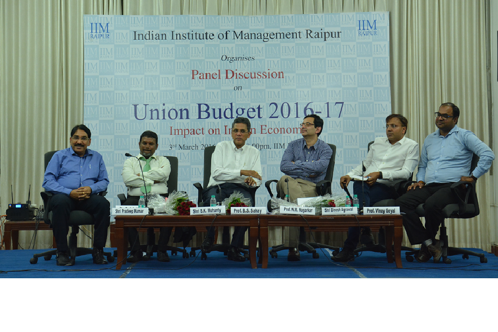 IIM Raipur Hosts Post-Budget Panel Discussion On Union Budget 2016-17