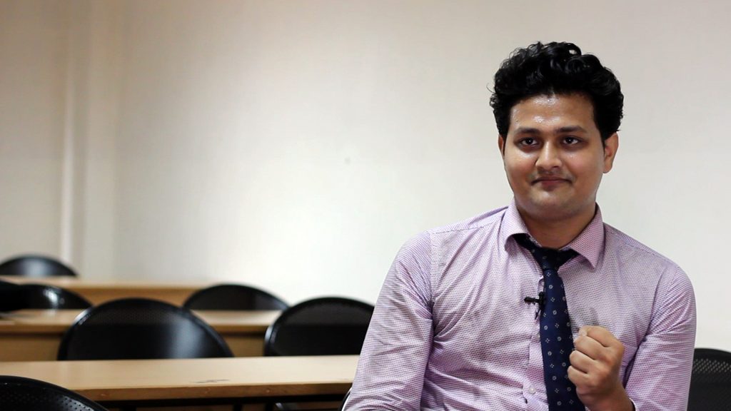 Anubhav Agarwal Made The Journey From North To South In Order To Learn Management From A Very Diverse PGDM Classroom