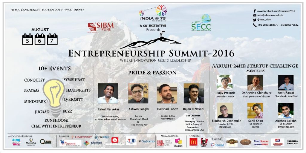 SIBM Pune's E-Summit 2016 Is Here