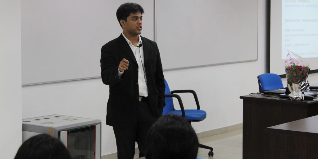 Guest Lecture At IIM Indore, Mumbai Campus By Mr. Ananthanarayanan V, Founder &amp; CEO, Techdivine Creative Services