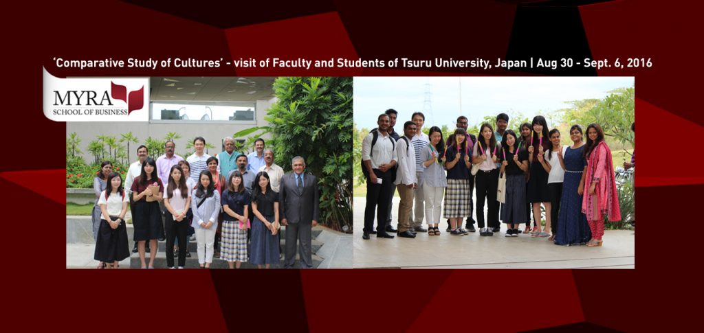 Faculty And Students Of Tsuru University, Japan Visit MYRA