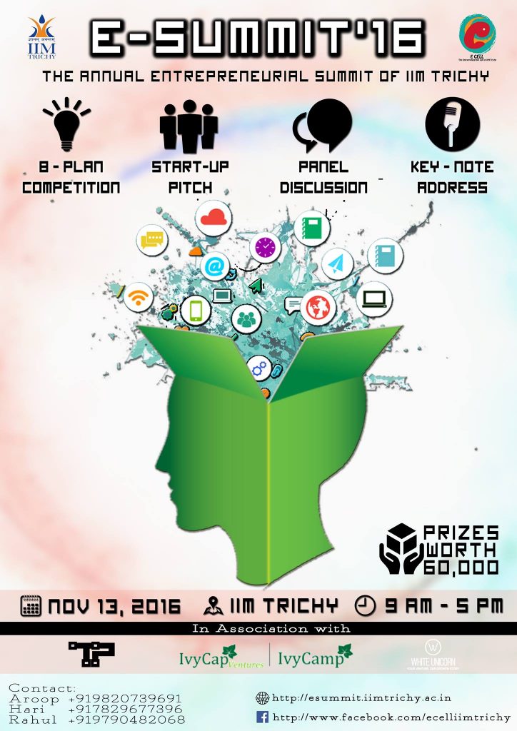 E-Summit At IIM Trichy - What's In It For You