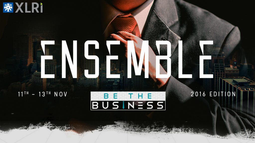 XLRI's Ensemble 2016 To Be Conducted From 11th To 13th November