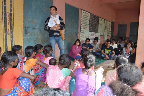 Demonetization Awareness Drive By IIM Ranchi In Remote Village Of Ranchi