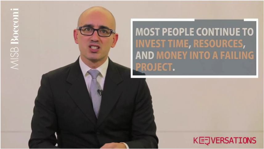 Dejargonised - Escalation Of Commitment - Learn With InsideIIM & MISB Bocconi