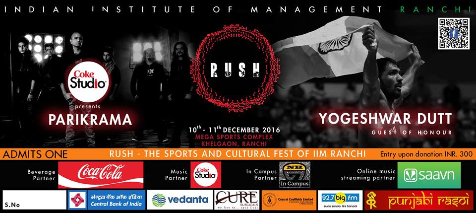 Feel The RUSH At IIM Ranchi