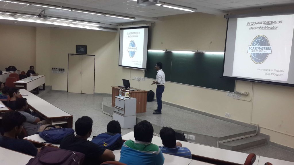 Toastmasters, IIM Lucknow Has Grown Bigger And Better