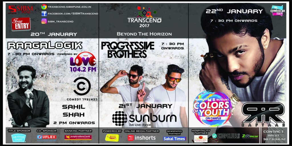 Transcend 2017 - Beyond the Horizon - SIBM Pune