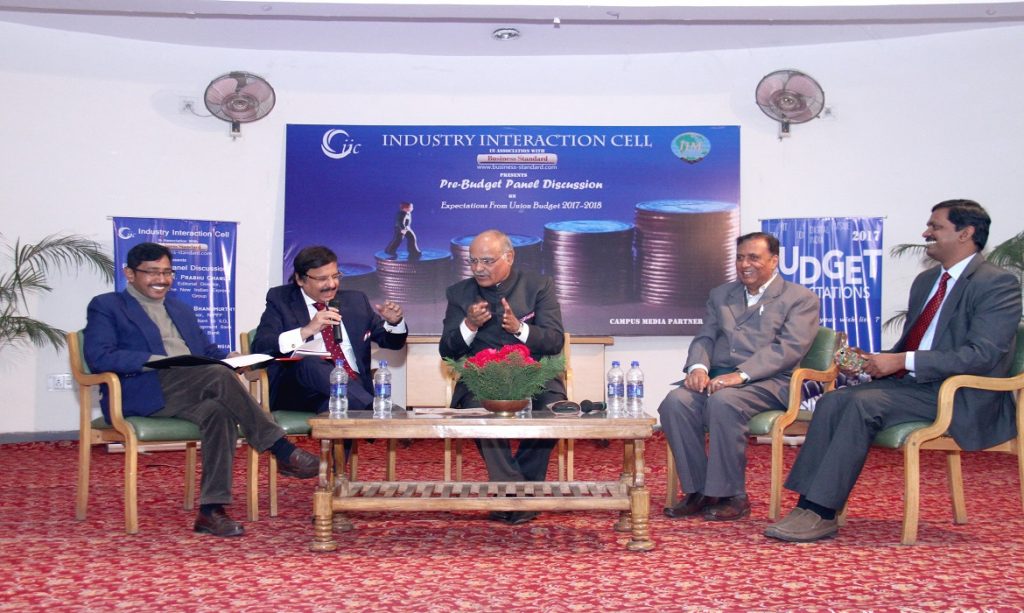 IIM Lucknow Hosts Panel Discussion On 'Expectation From Union Budget 2017-18'