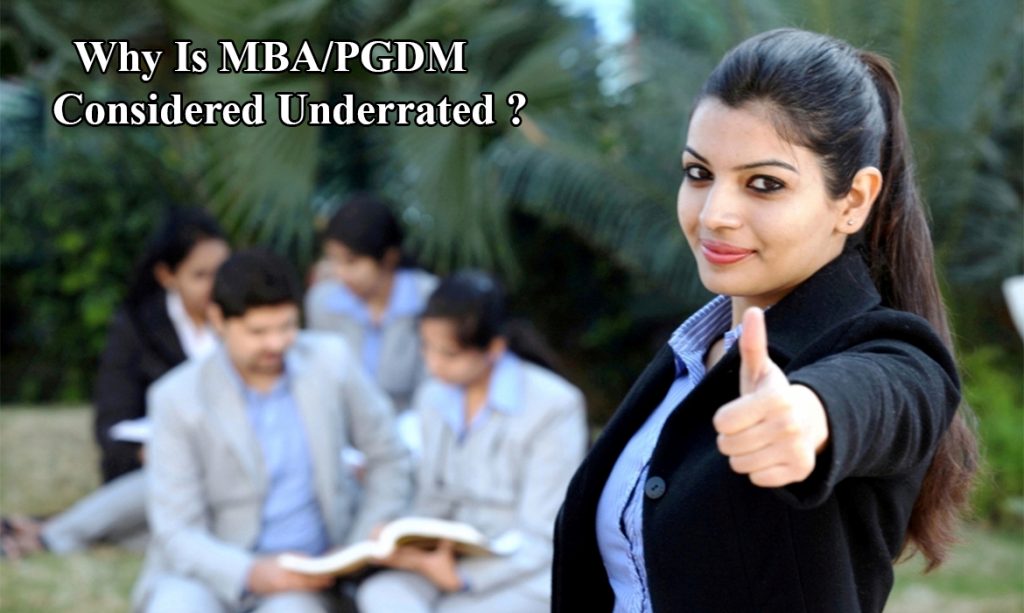 Why Is MBA/PGDM Considered Underrated