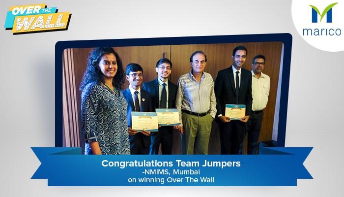 Marico Over The Wall Winners - Team Jumpers From NMIMS Mumbai Share Their Experience