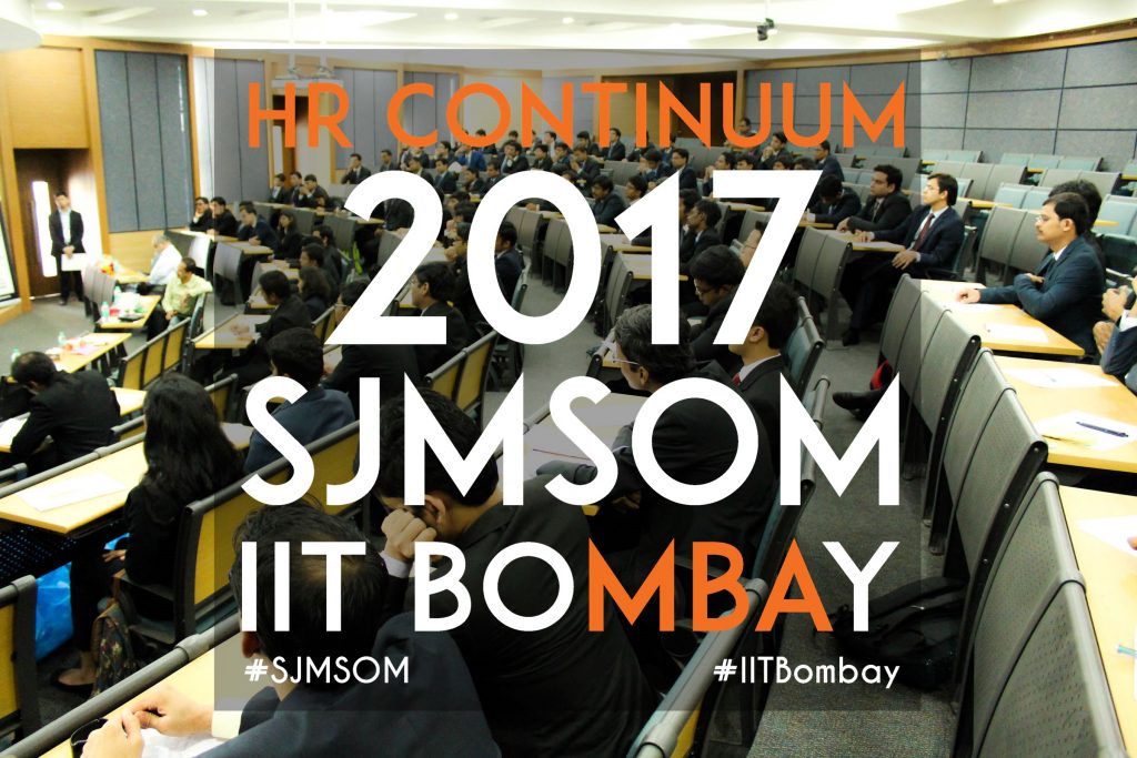 HR Continuum 2017 At SJMSOM IIT Bombay