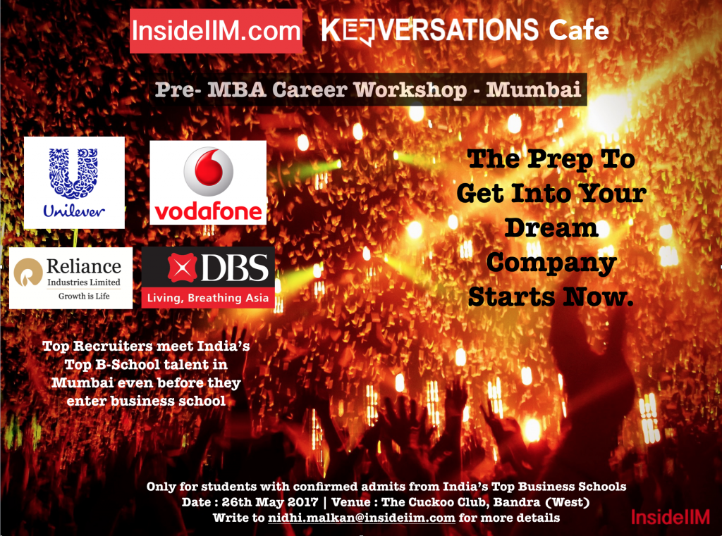 Meet Unilever at Konversations Cafe on Friday in Mumbai