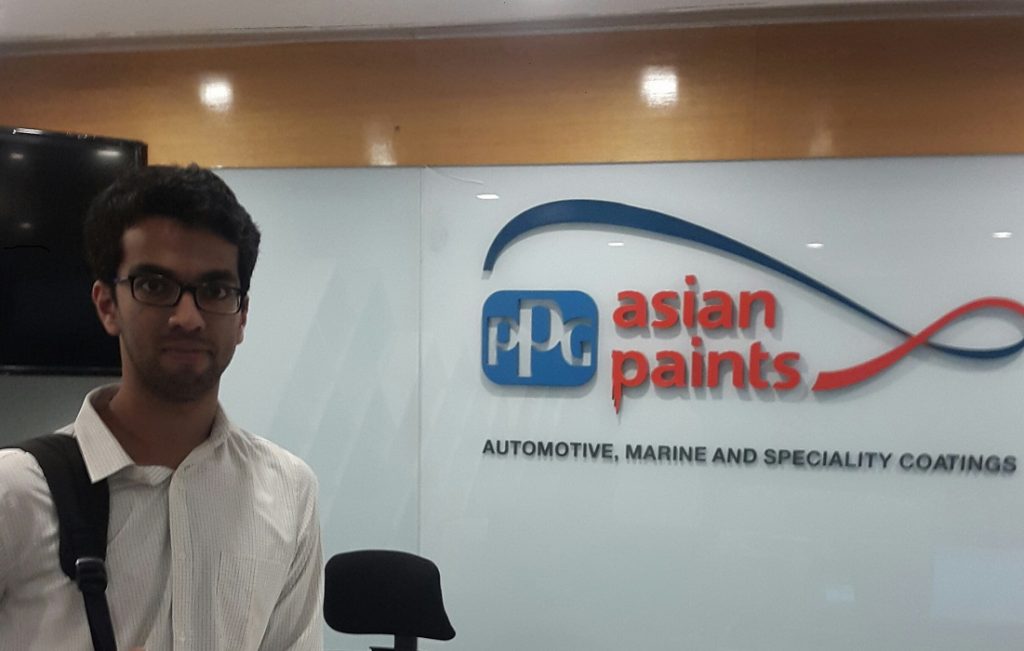 'My Exquisite Internship Experience At PPG Asian Paints' - Somil Maheshwari - IMT Ghaziabad