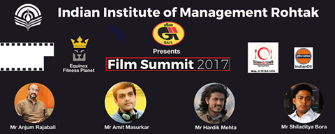 Anjum Rajabali Addresses The Students At Film Summit In IIM Rohtak
