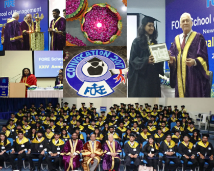 “Engage More, Build Trustworthy Relations”, Ajay Shriram To Pass Outs At FORE School Convocation