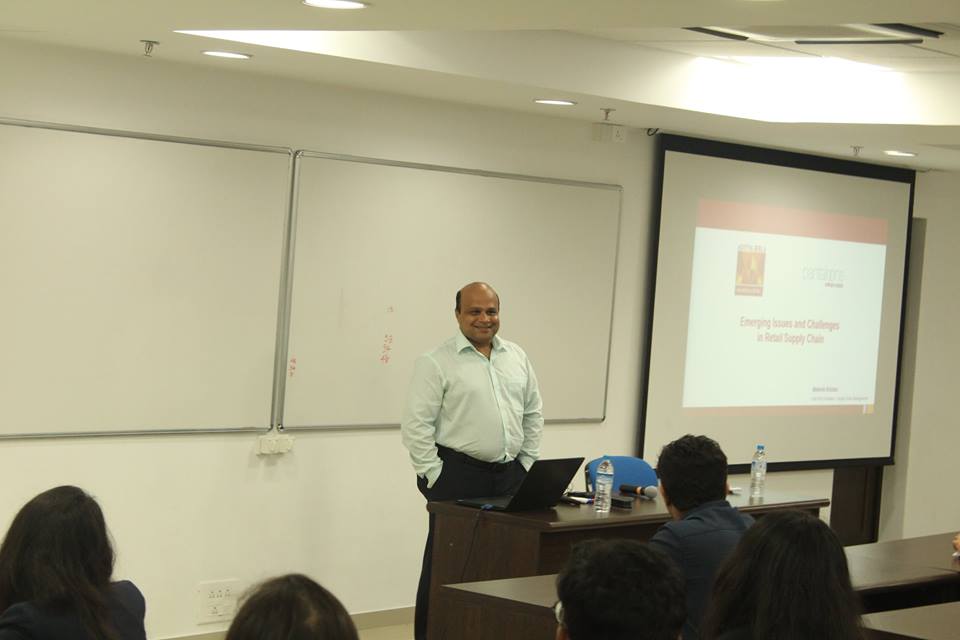 Guest Lecture At IIM Indore Mumbai Campus By Mahesh Khetan, Head (AVP) - Supply Chain Management, Aditya Birla Fashion & Retail Ltd