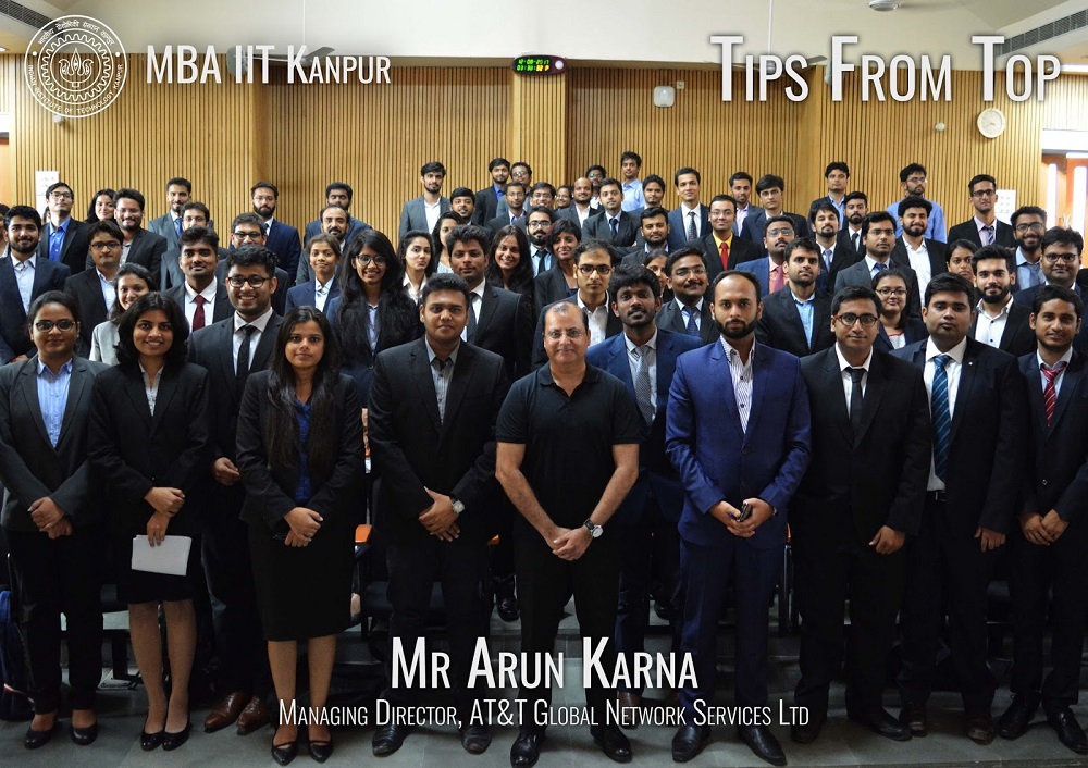 Tips From Top – “Internet Of Things - Transforming The Way We Live”. Mr. Arun Karna, MD, AT&T Global Network Services India Pvt. Ltd.