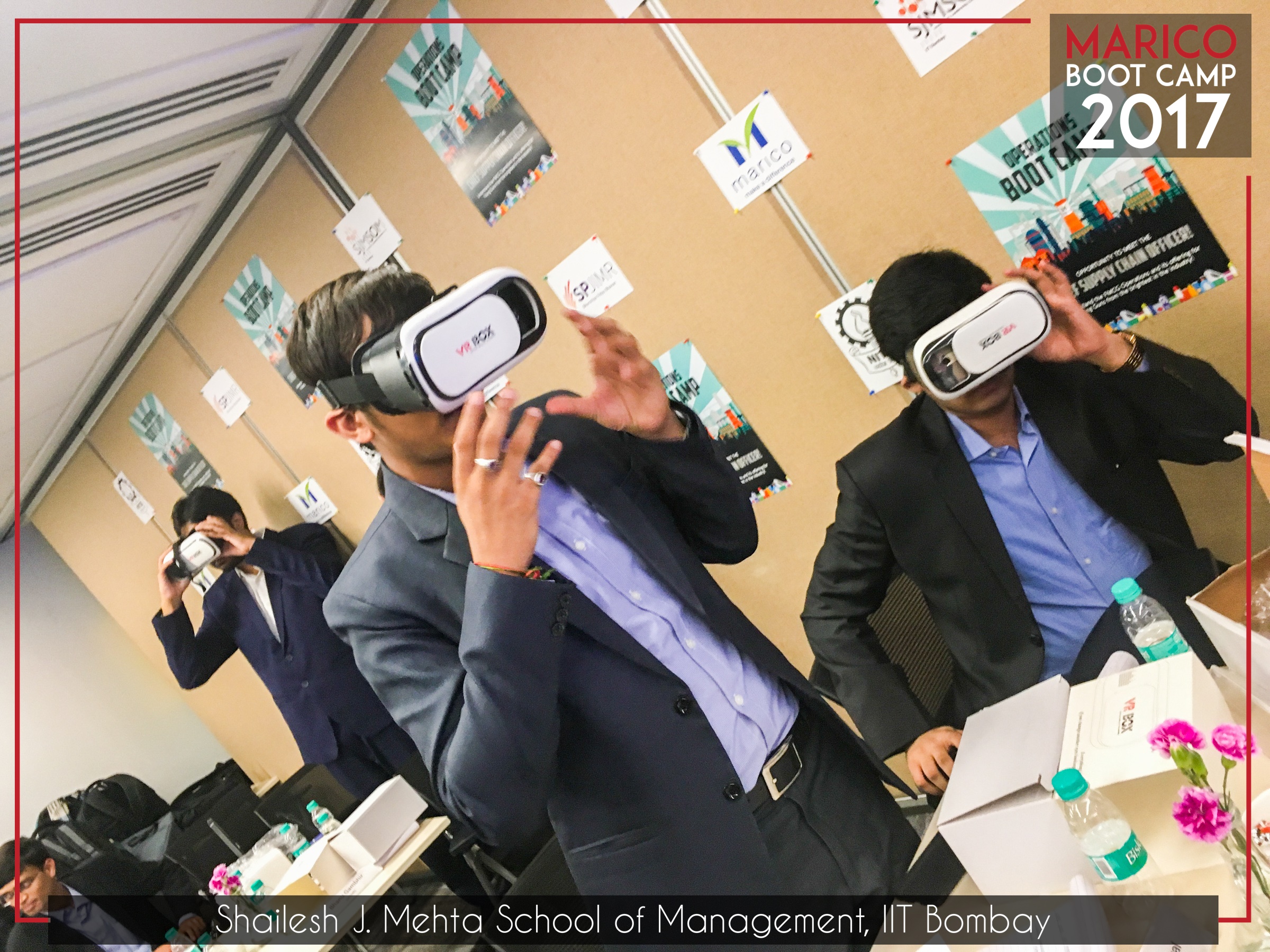 Virtual tour of Marico factories using VR Head Gear(IOT) Technology