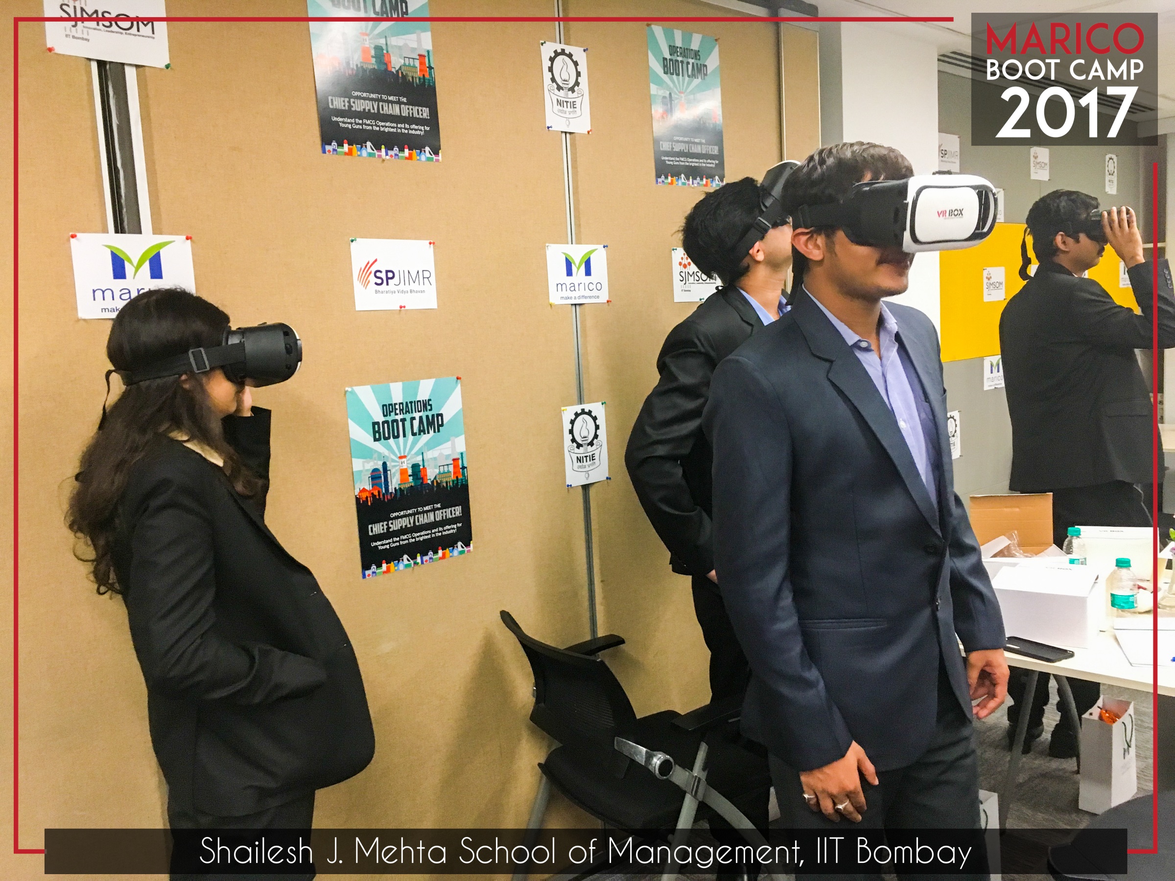 Virtual tour of Marico factories using VR Head Gear(IOT) Technology