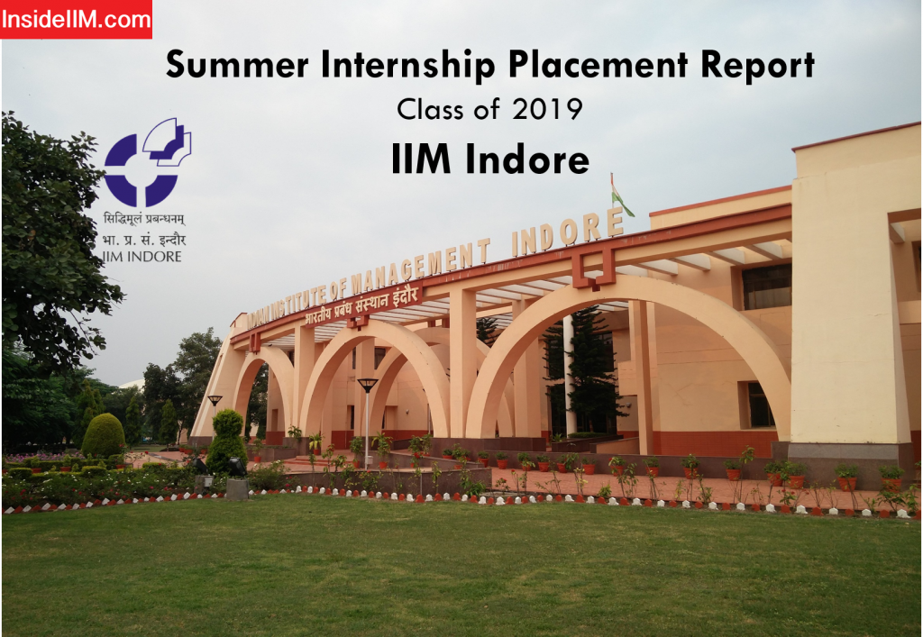 Summer Placements - Class Of 2019 - IIM Indore