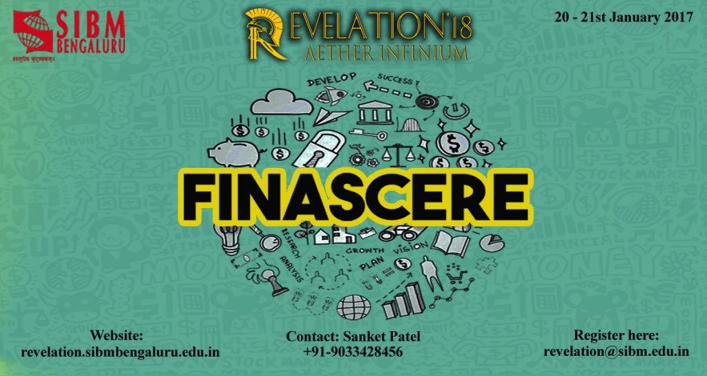 Finascere - The Finance Competition Of Revelation 2018 At SIBM Bengaluru
